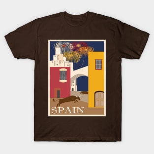 Vintage Travel To Spain Ad T-Shirt